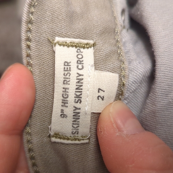 Madewell 9" High Riser Skinny Skinny Crop Jeans: Colorwash Edition - Picture 3 of 5